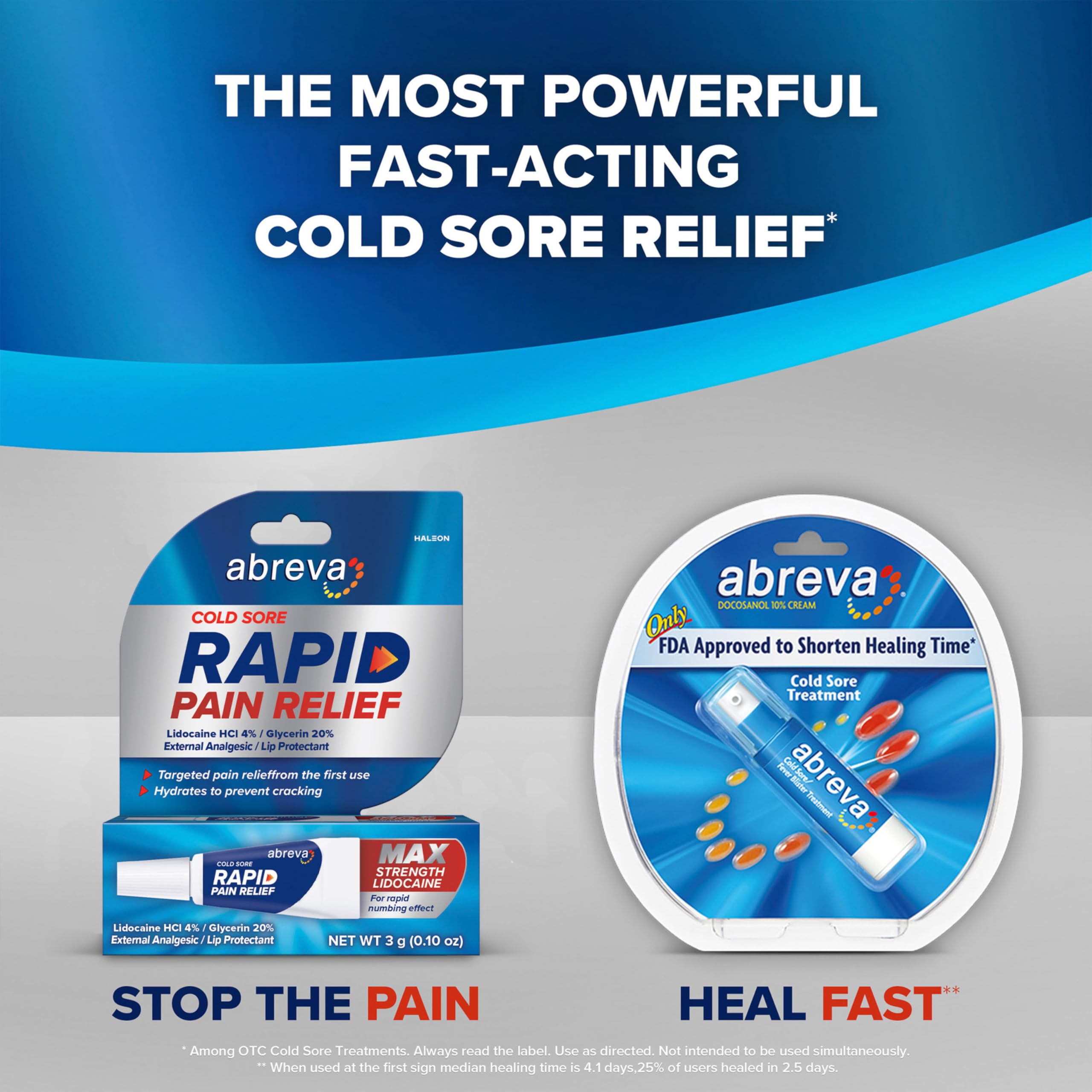 Abreva 3 g tube cold sore treatment