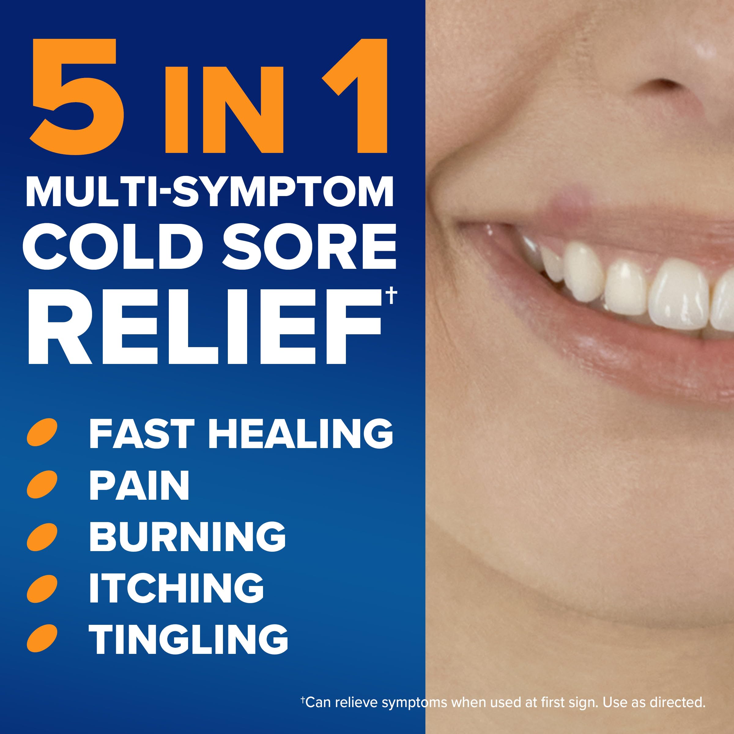 Abreva docosanol 10 percent cold sore treatment bottle