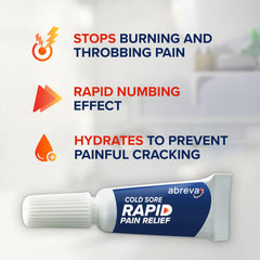 Abreva cold sore cream 3 g tube