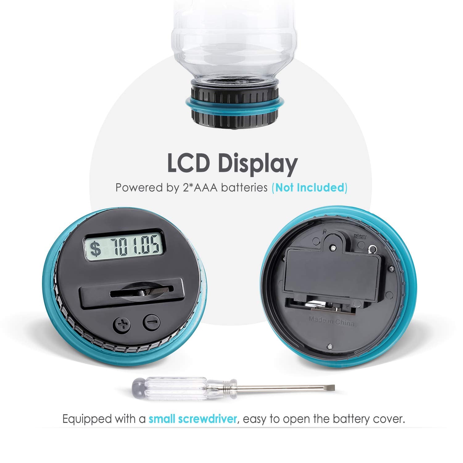 Coin size recognition technology counting image