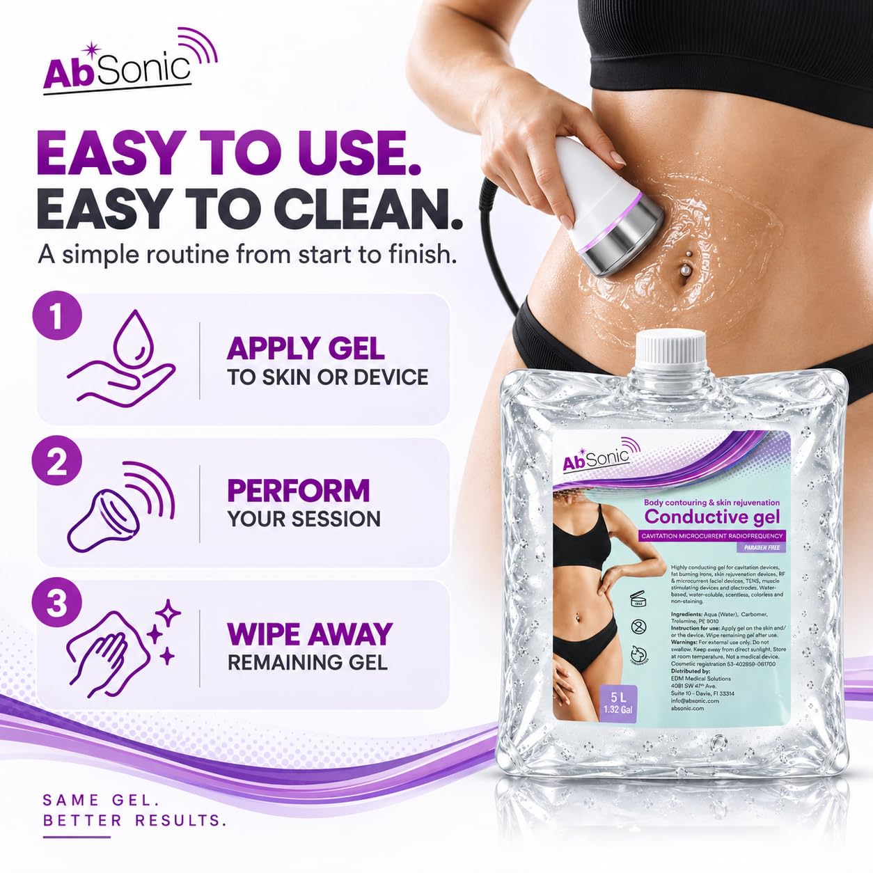 Non-staining non-greasy formula for sensitive skin