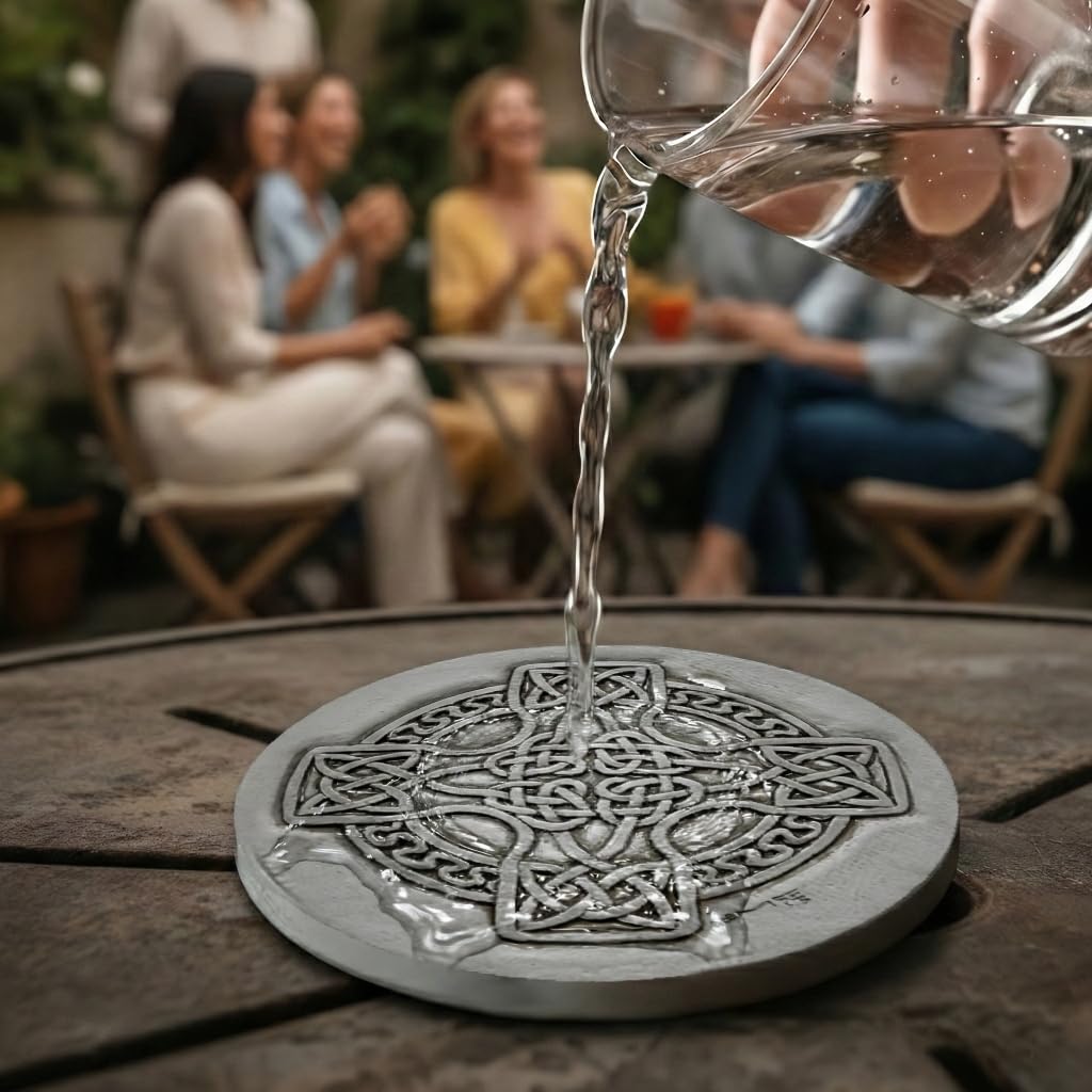 Porous earthenware absorbent coaster material