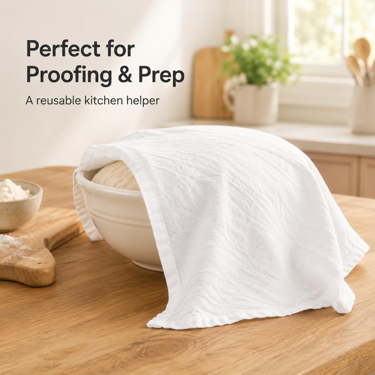 Absorbent durable kitchen towels 28x28 inches