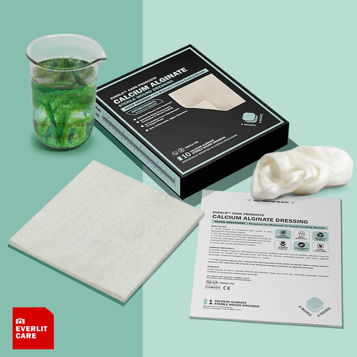 Sterile packaging for EVERLIT wound dressing