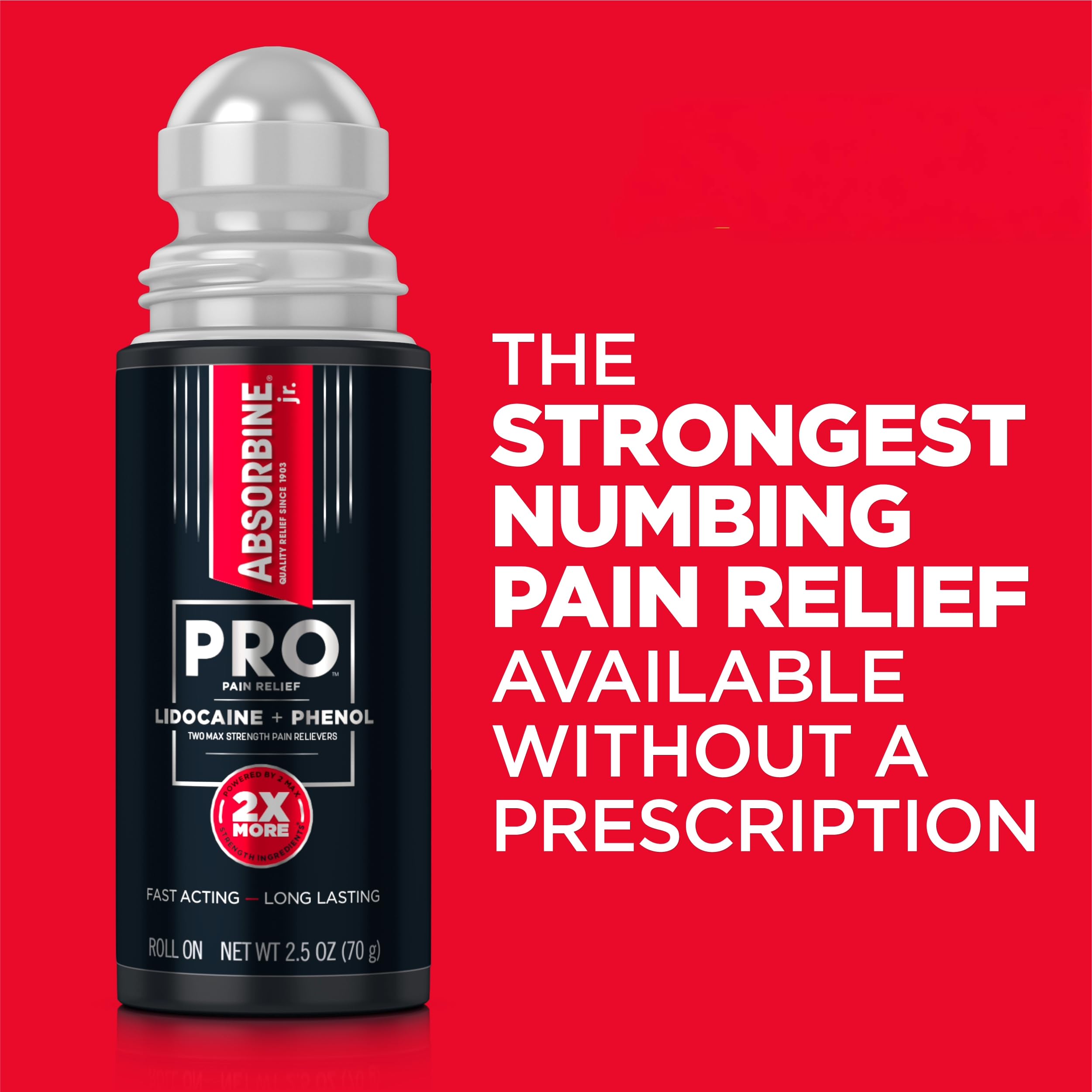 ABSORBINE JR. Pro Roll-On targeted relief applicator