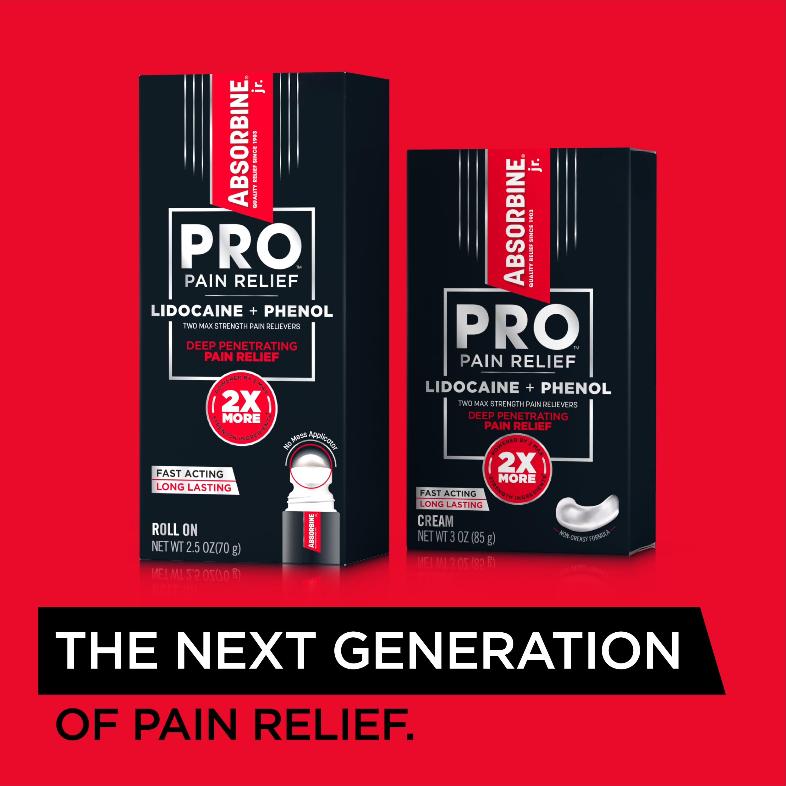 Nerve and muscle pain relief with Absorbine Jr Pro Roll-On
