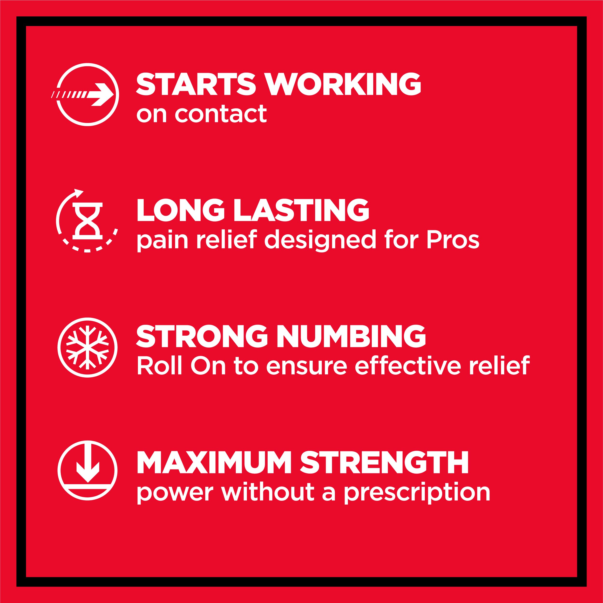 Lidocaine 4% and phenol formula in Absorbine Jr Pro Roll-On