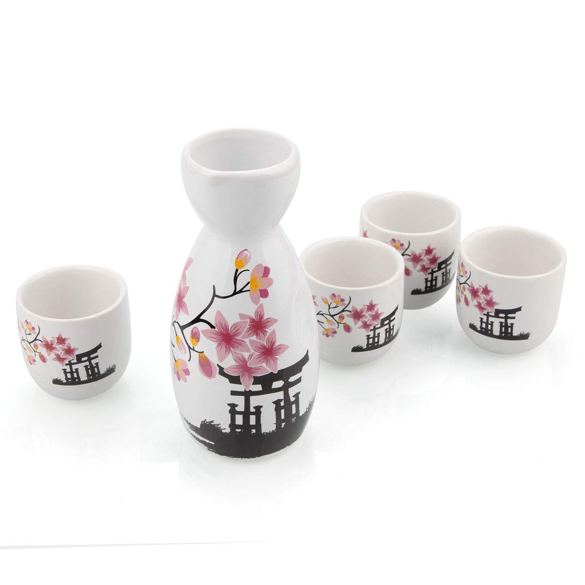 Microwave safe ceramic sake set by ABuff
