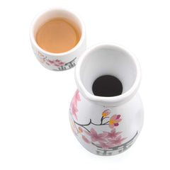 Ceramic ABuff sake set for home entertaining