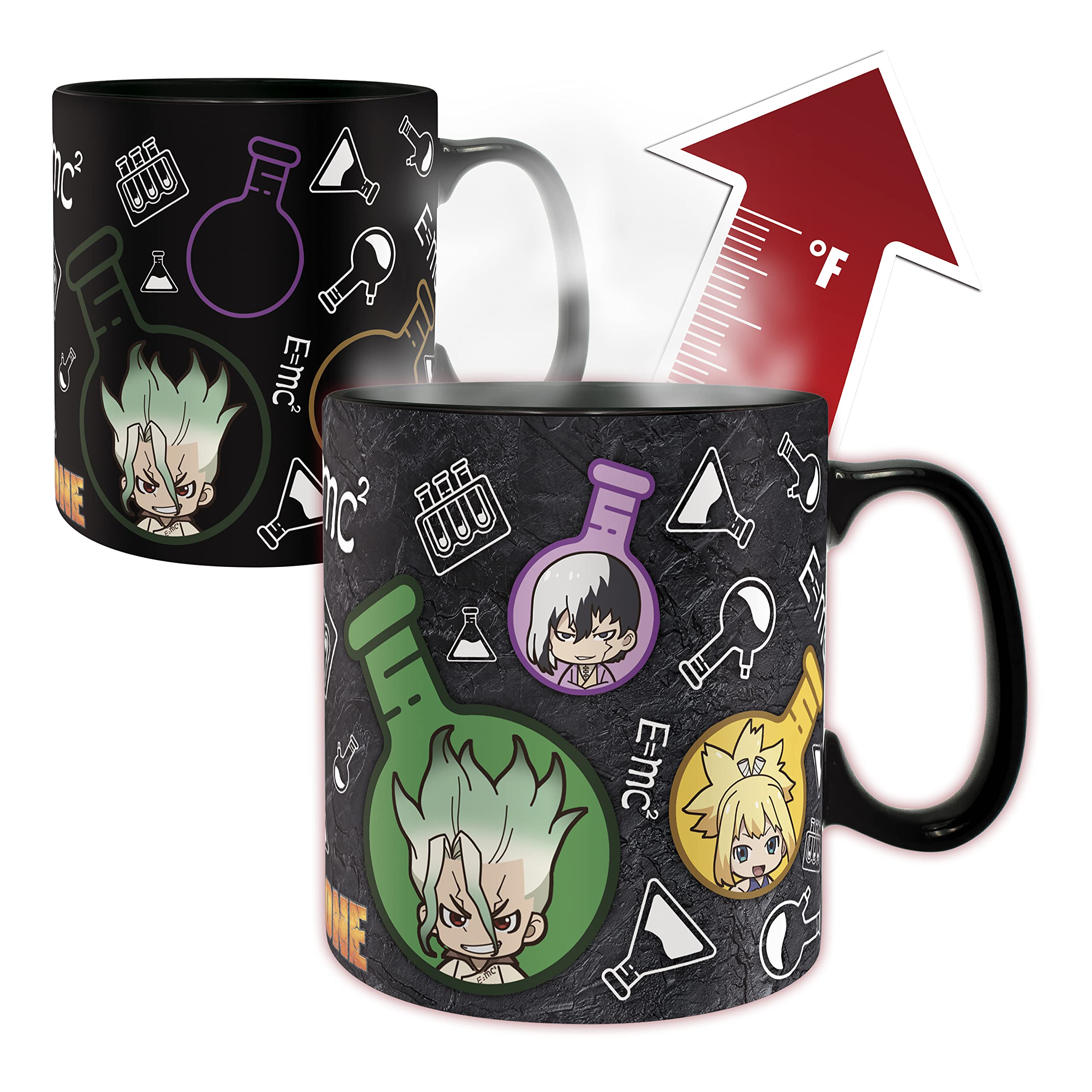 Color changing mug for coffee or tea anime design alt