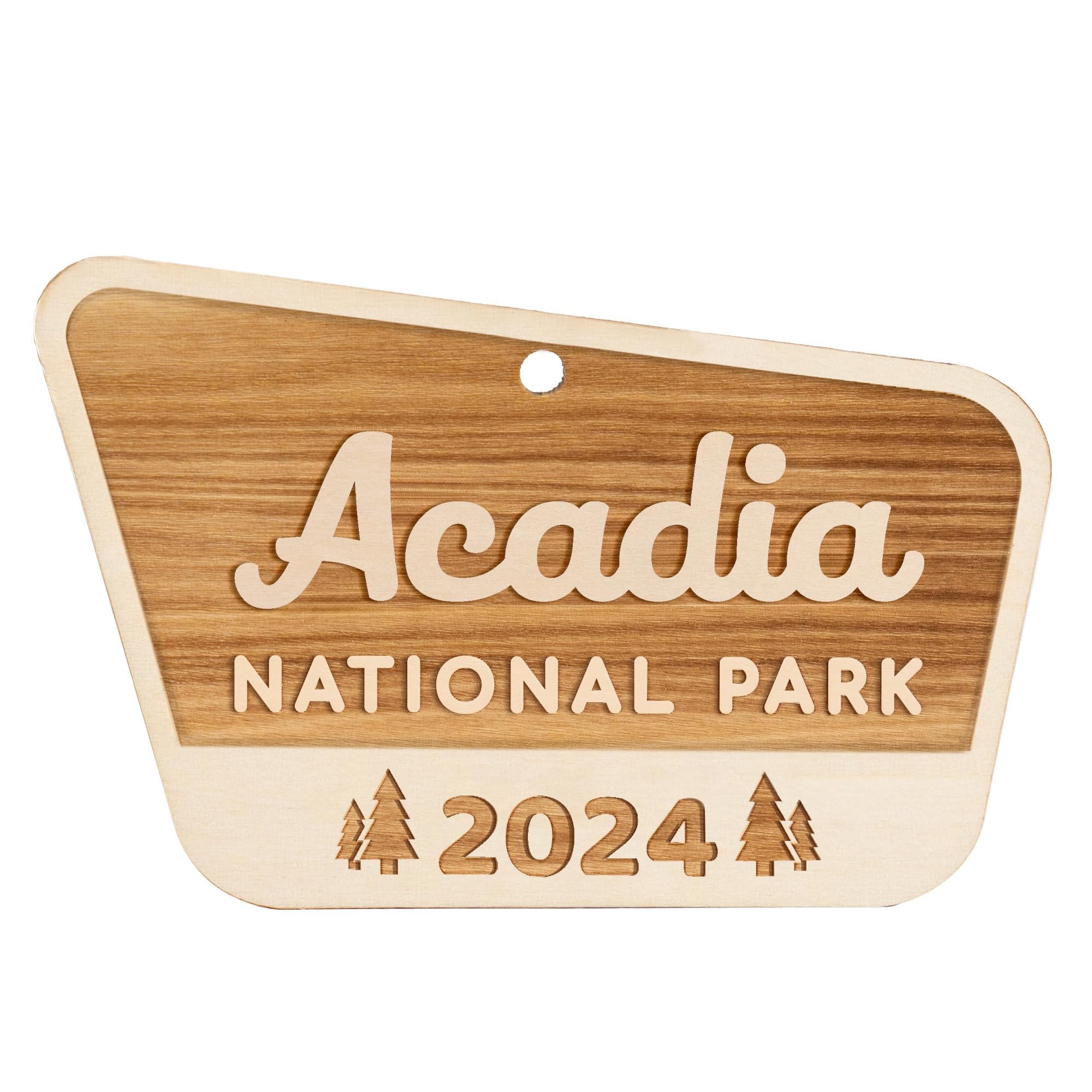Acadia keepsake ornament for Christmas decor 2024