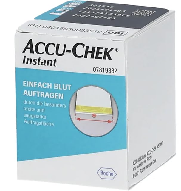 Accu-Chek Instant teststrips 50 count for blood glucose monitoring