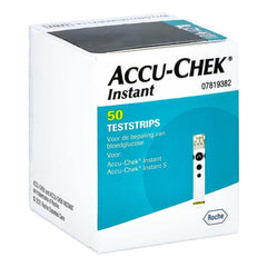 Accu-Chek Instant teststrips 50 pack for blood glucose monitoring