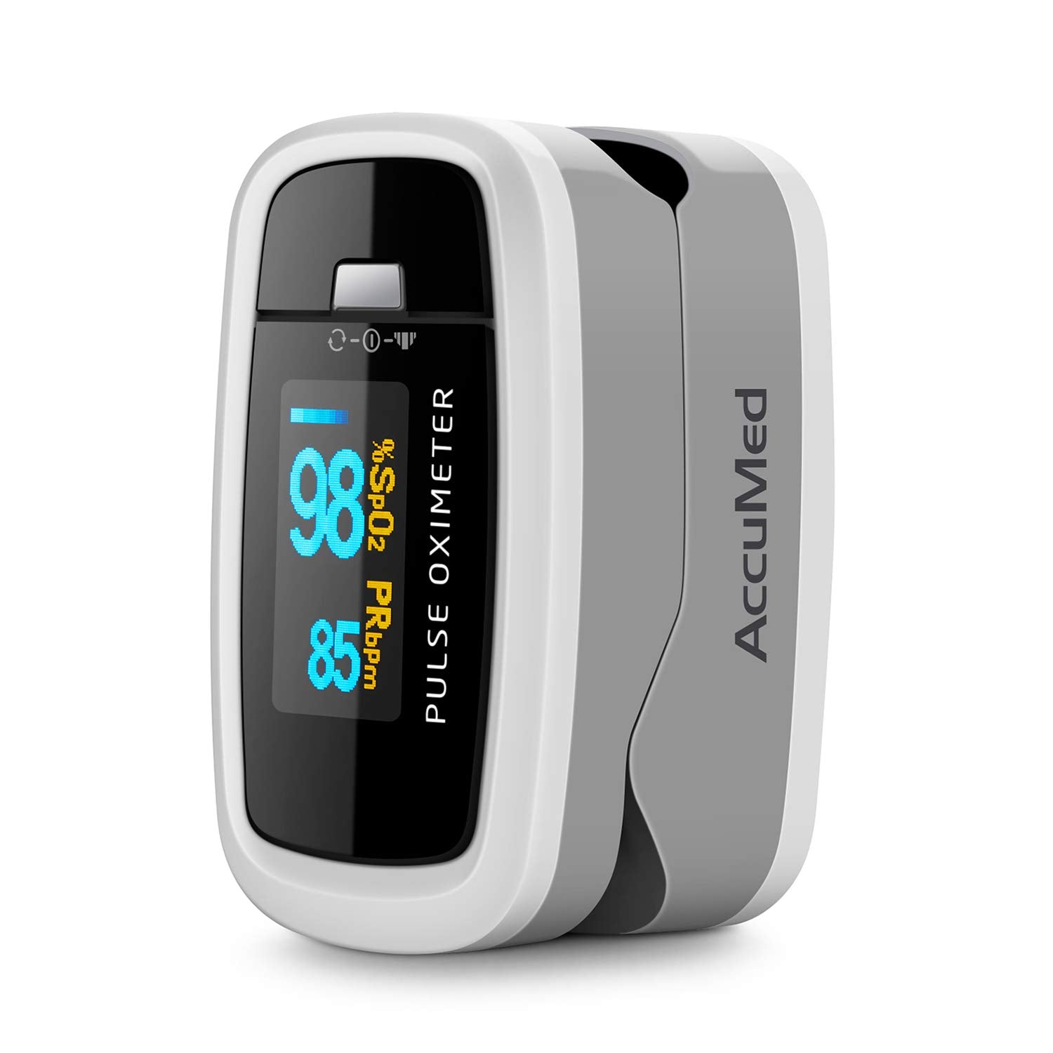 AccuMed CMS-50D1 Fingertip Pulse Oximeter with LED display