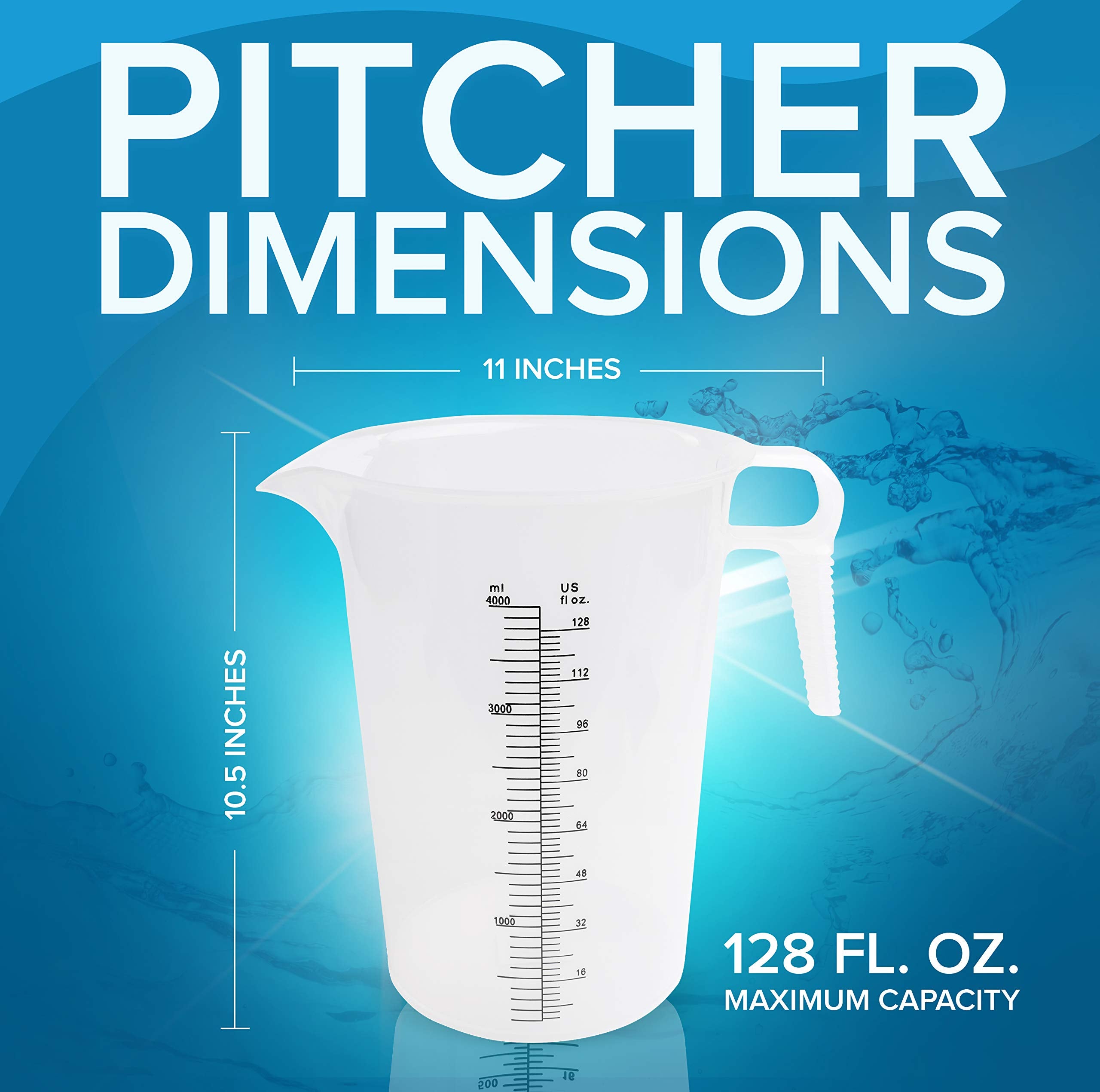 ACCUPOUR 1000 mL increment measuring pitcher
