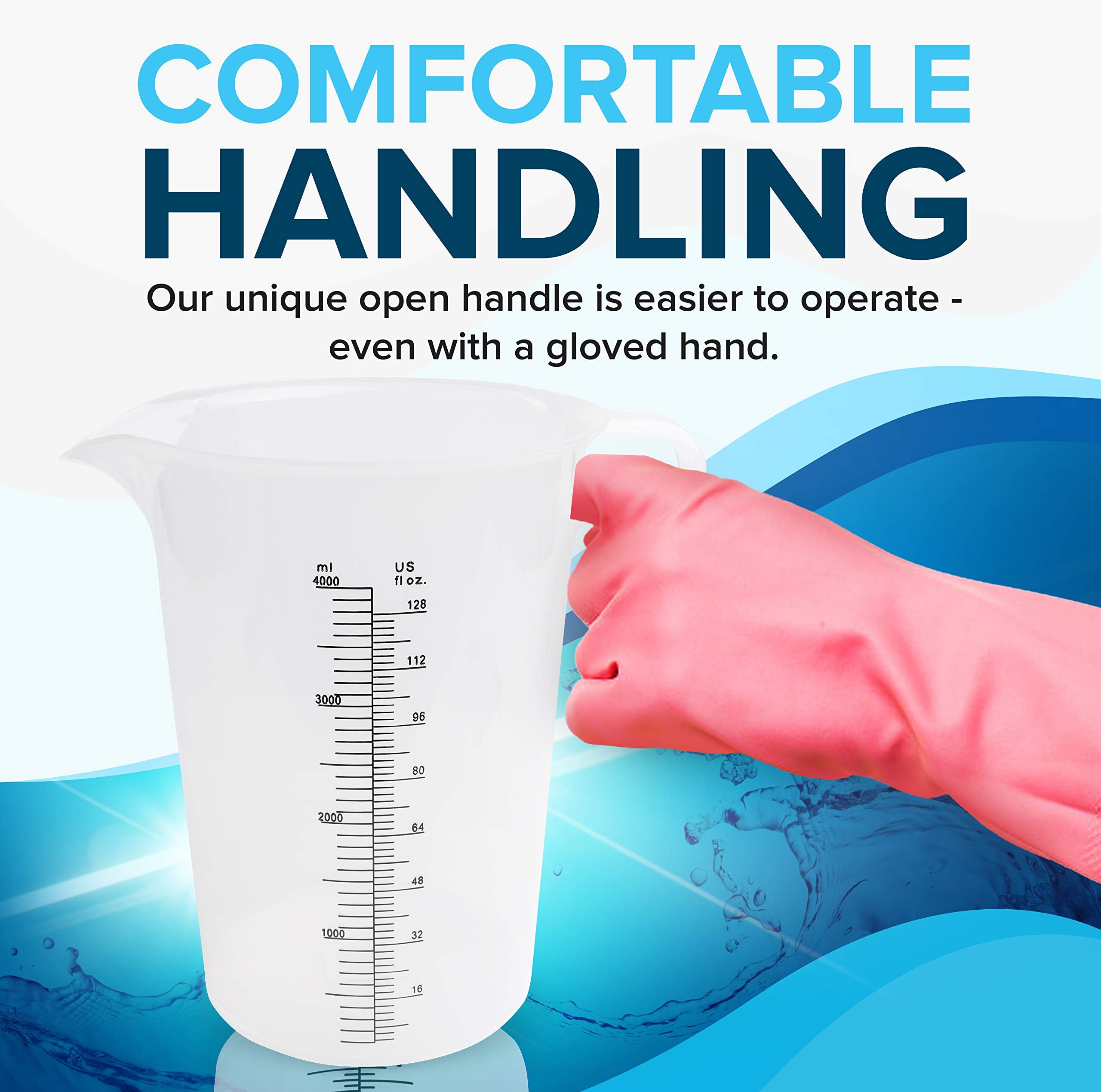 ACCUPOUR oil measuring pitcher for automotive use