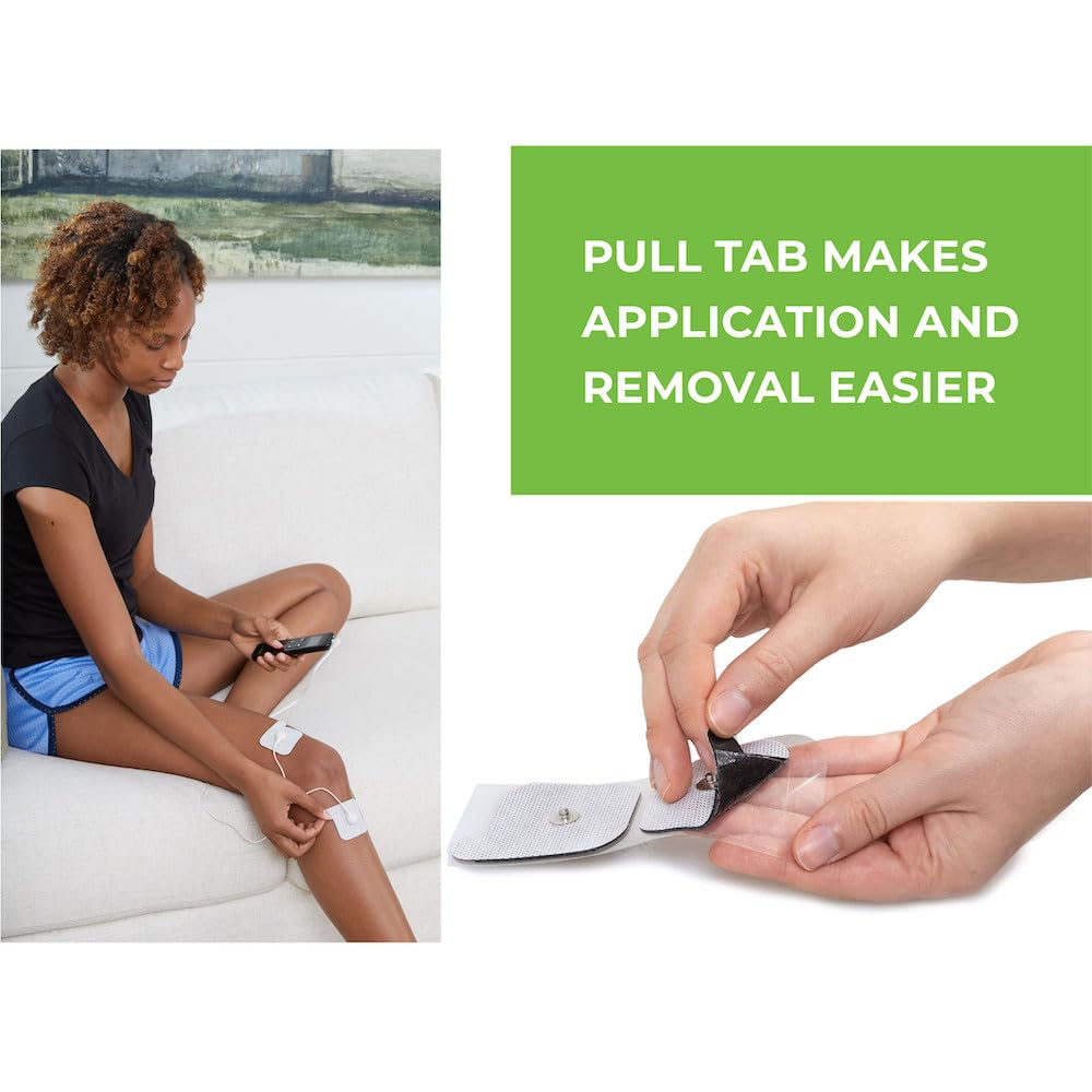 latex-free 2x2 TENS electrode pads product image