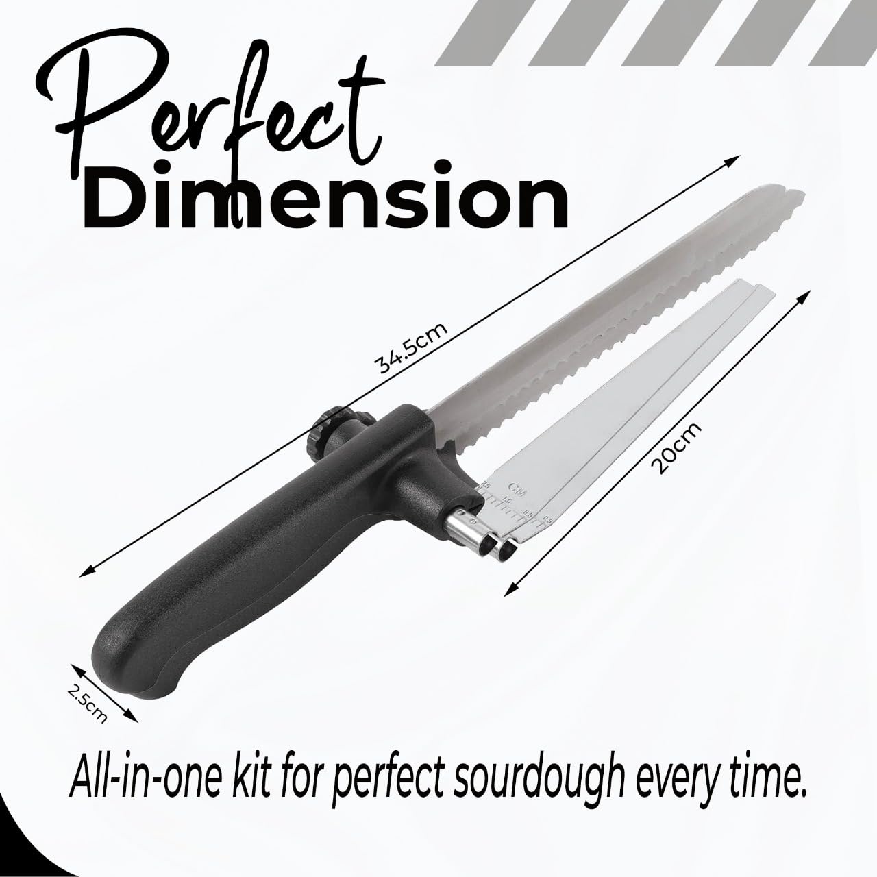 accuStation adjustable slicing guide for homemade bread