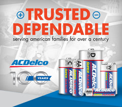 ACDelco AA alkaline batteries 1.5V not rechargeable