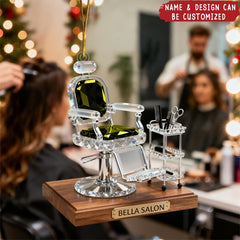 Acrylic car hanger with stainless steel ball chain
