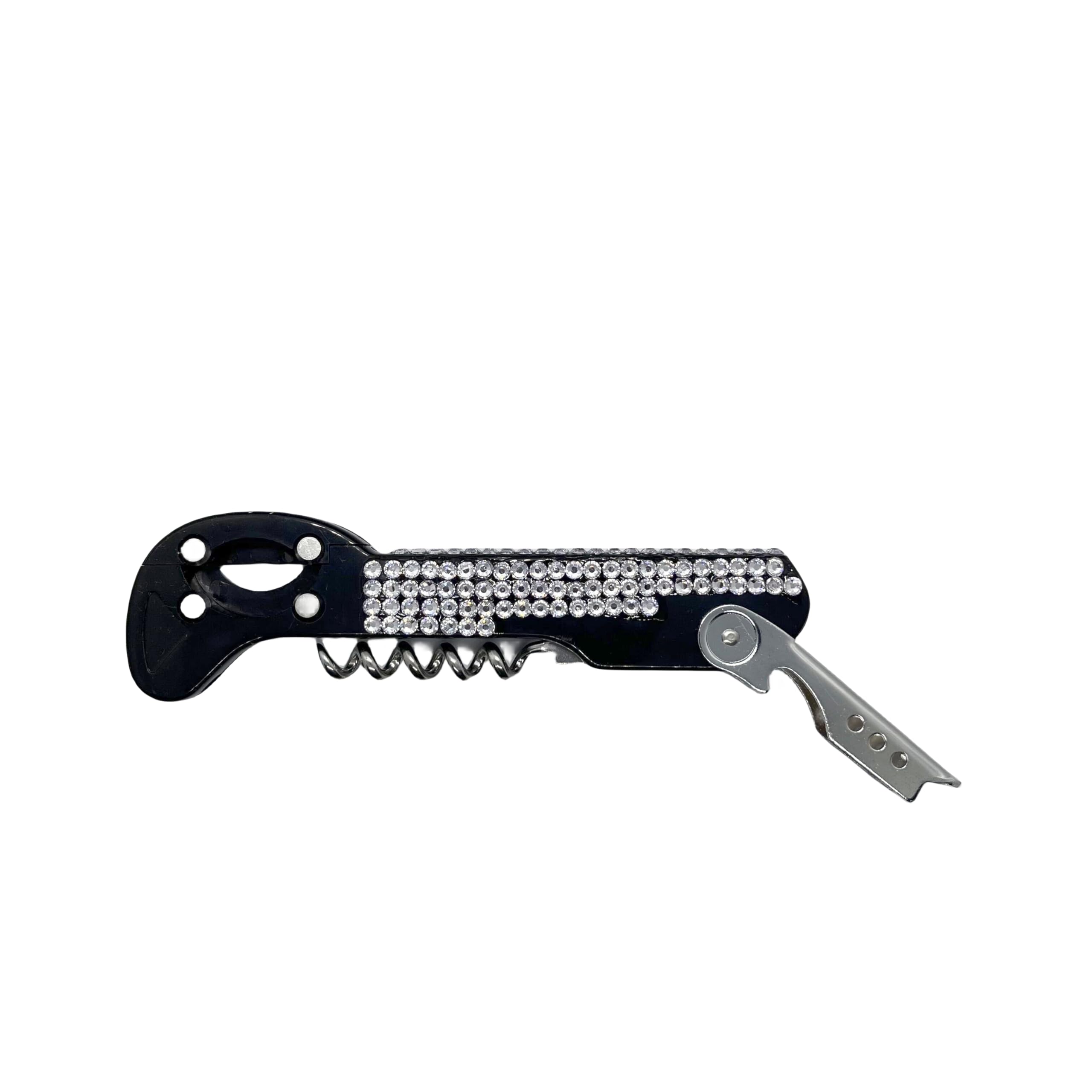 Acrylic rhinestones decorative wine opener gift idea