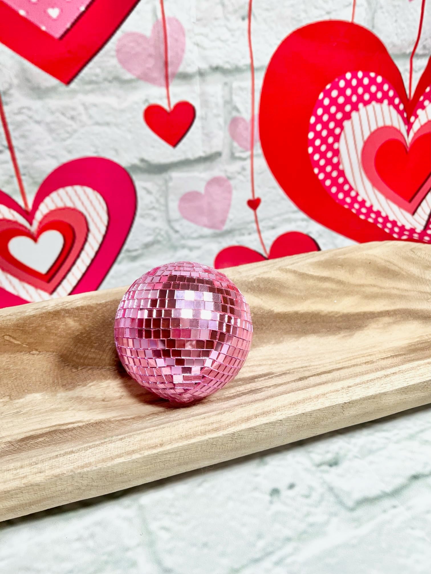 Acrylic disco ball ornament 3.5 inch for vases and trays