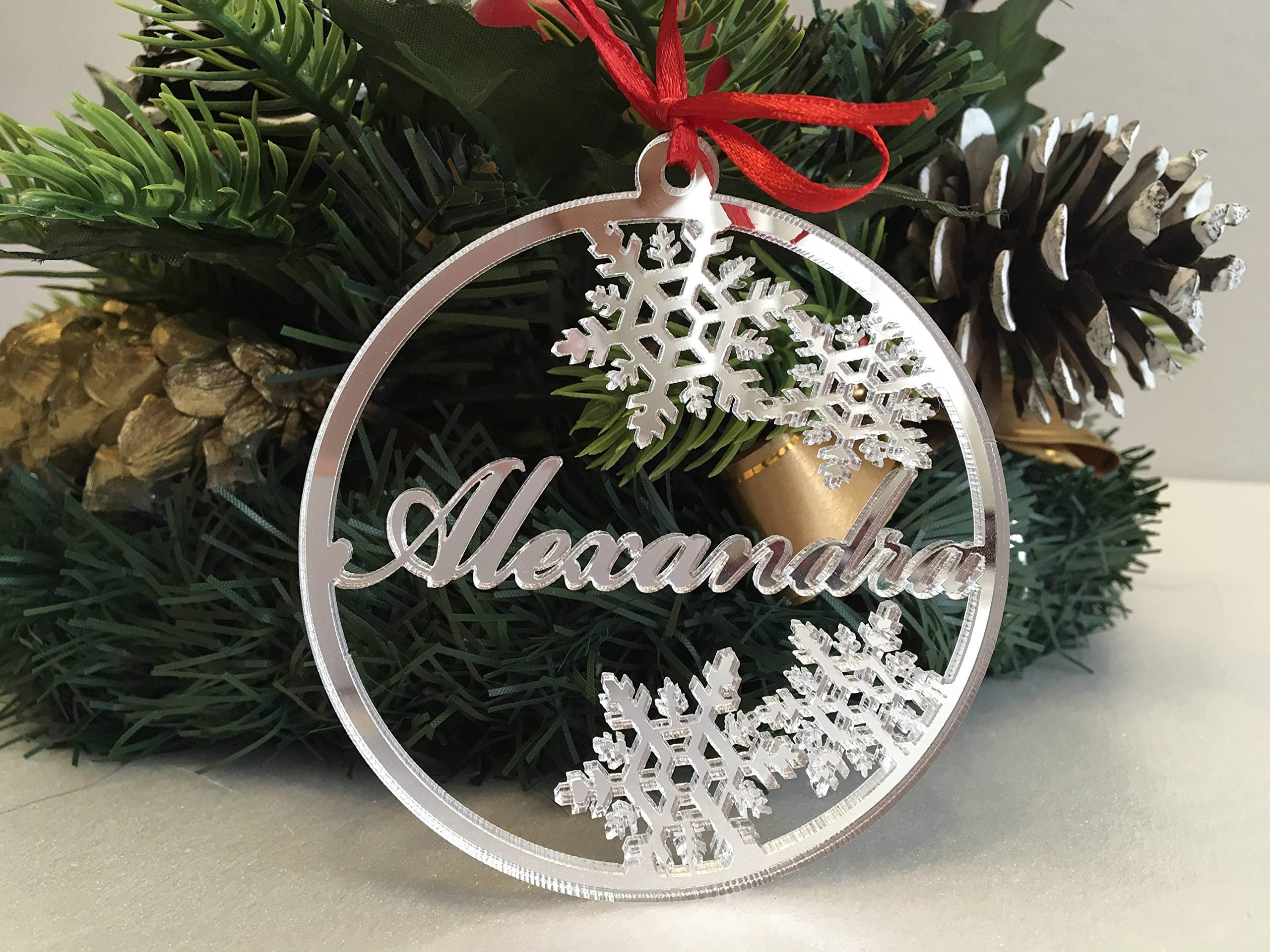 Acrylic hanging ornament material options
