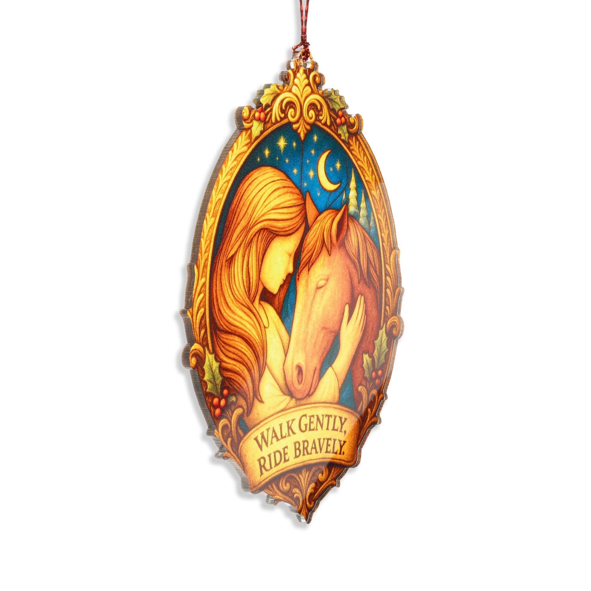 Acrylic horses suncatcher window decor
