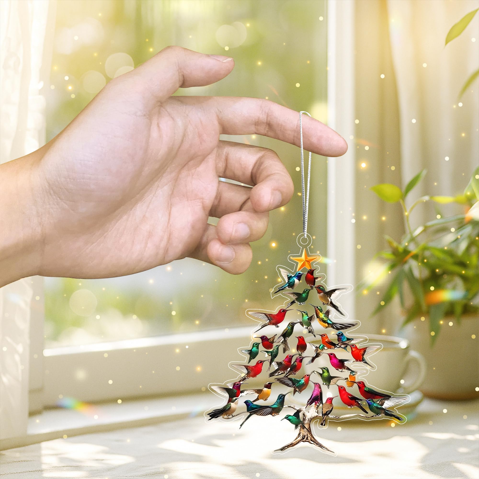 Hummingbird ornament gifts for women and bird lovers