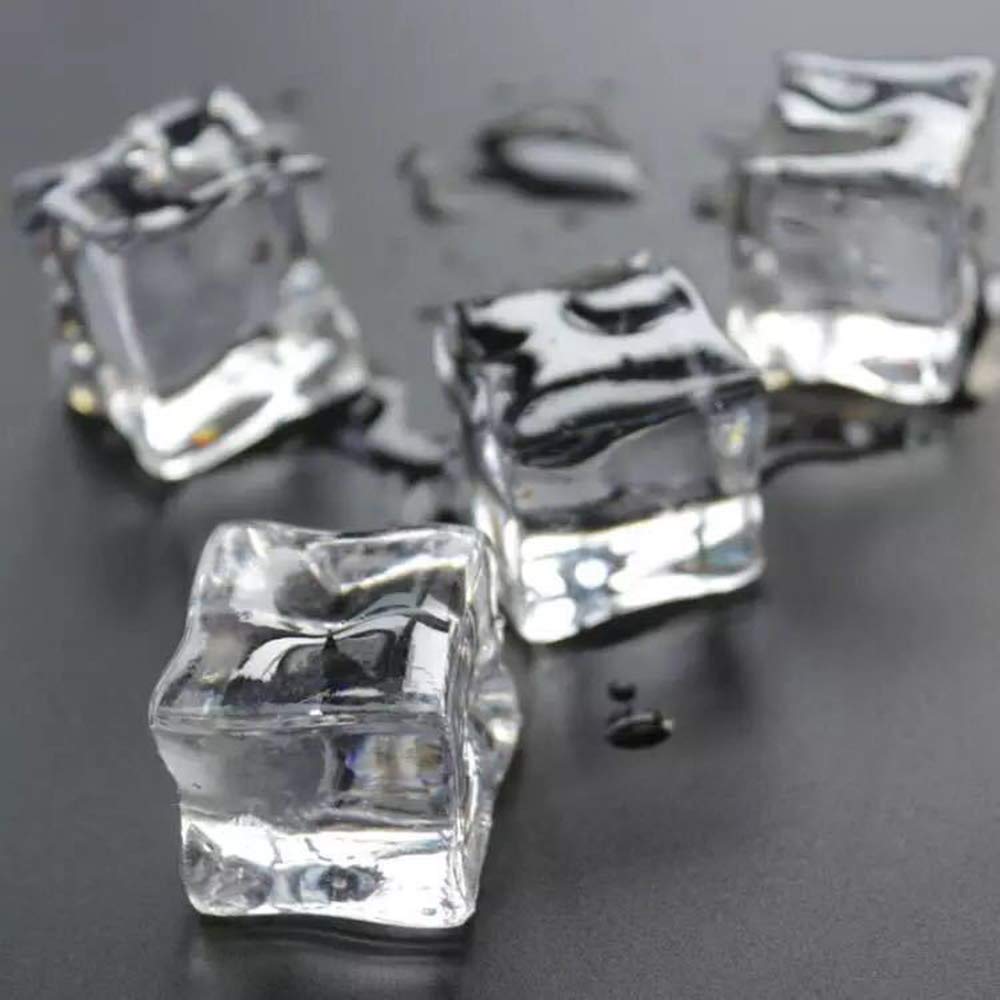 Decorative ice cubes acrylic 20mm for wedding centerpiece props