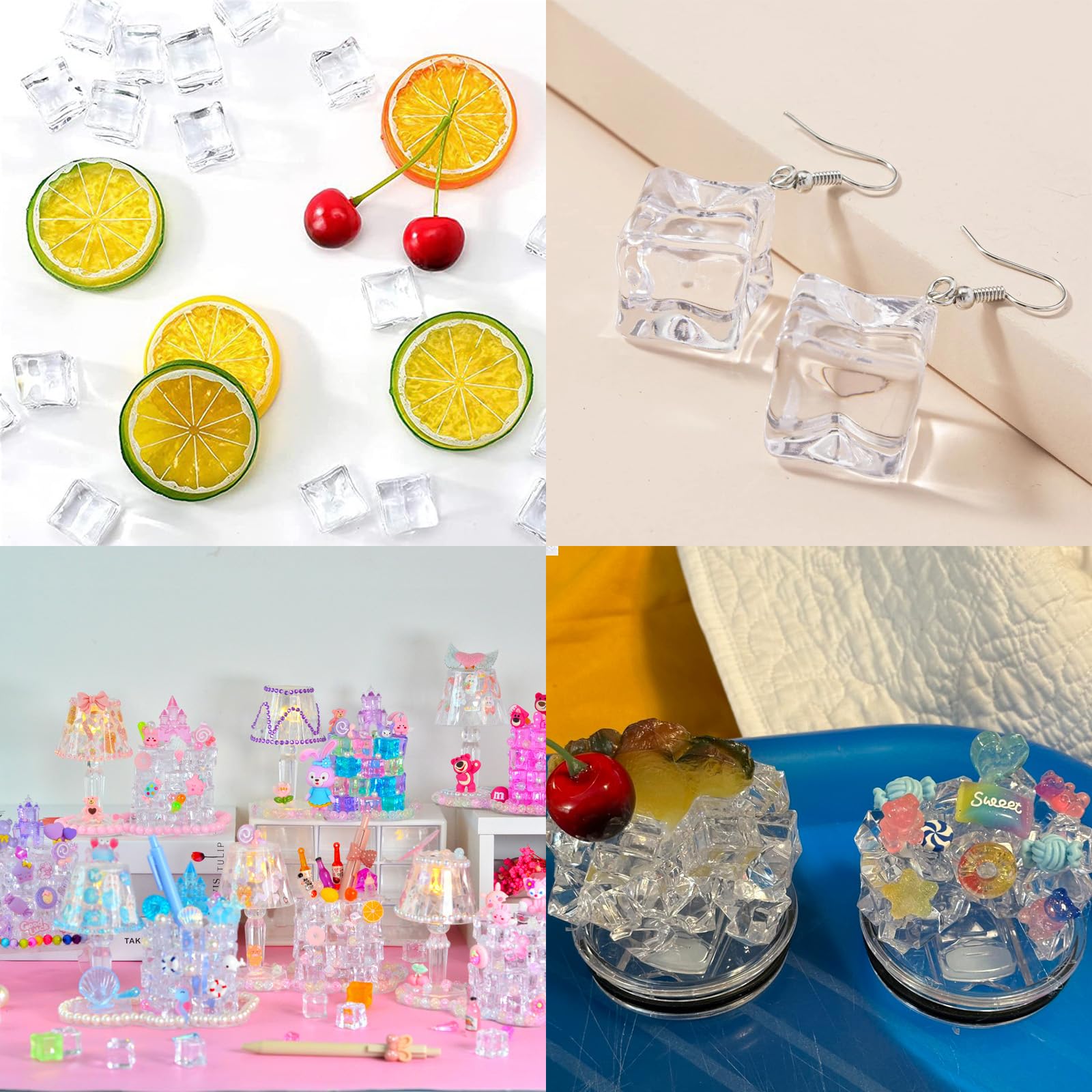 12mm ice cubes lifelike size