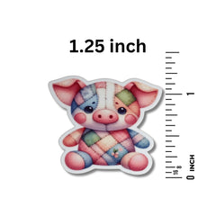 Acrylic magnetic needle minder measuring approximately 1.25 inches