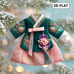 Acrylic ornament 4 inches in size suitable for tree