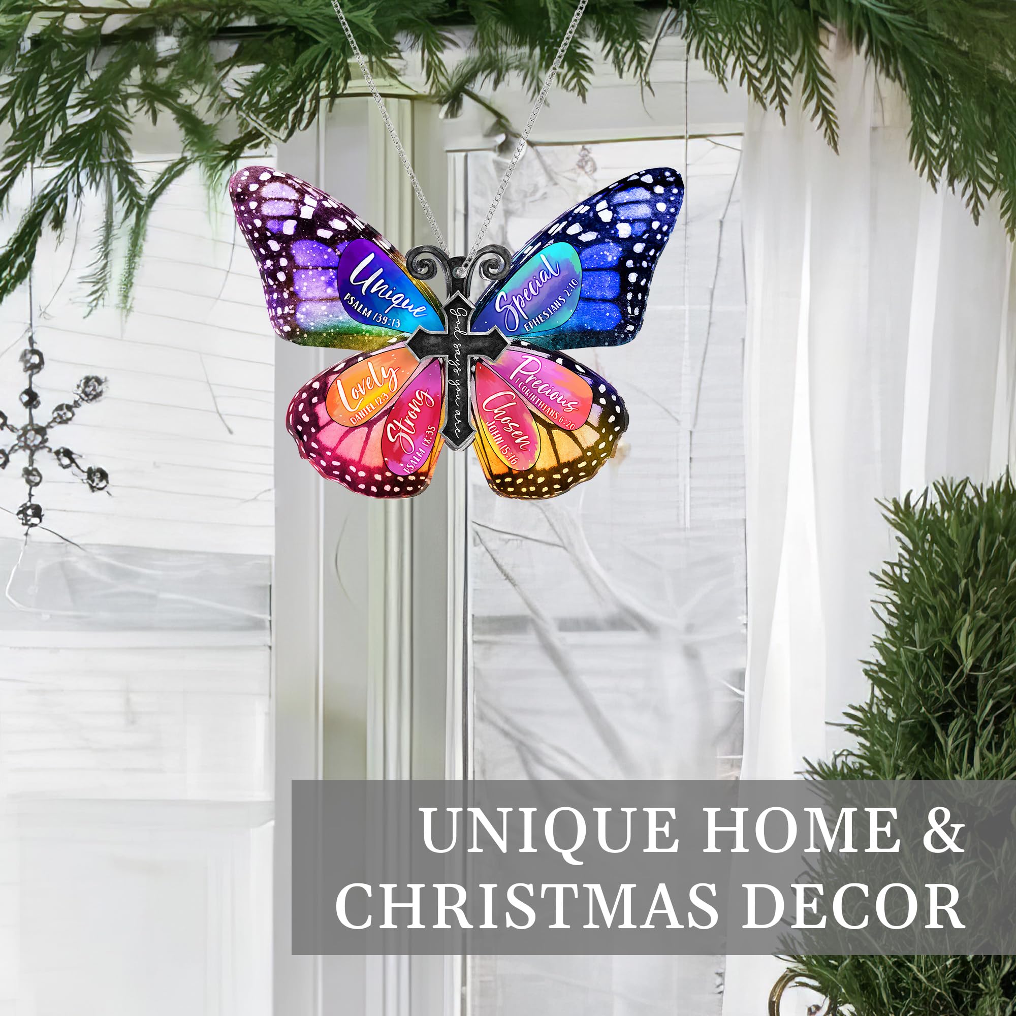 Acrylic rainbow car mirror hanging ornament