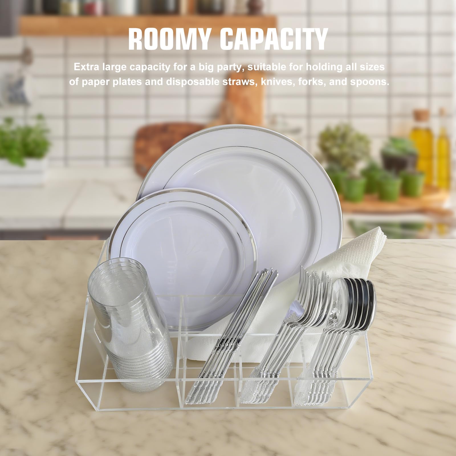 caddy featuring detachable handle and anti-slip pads on counter