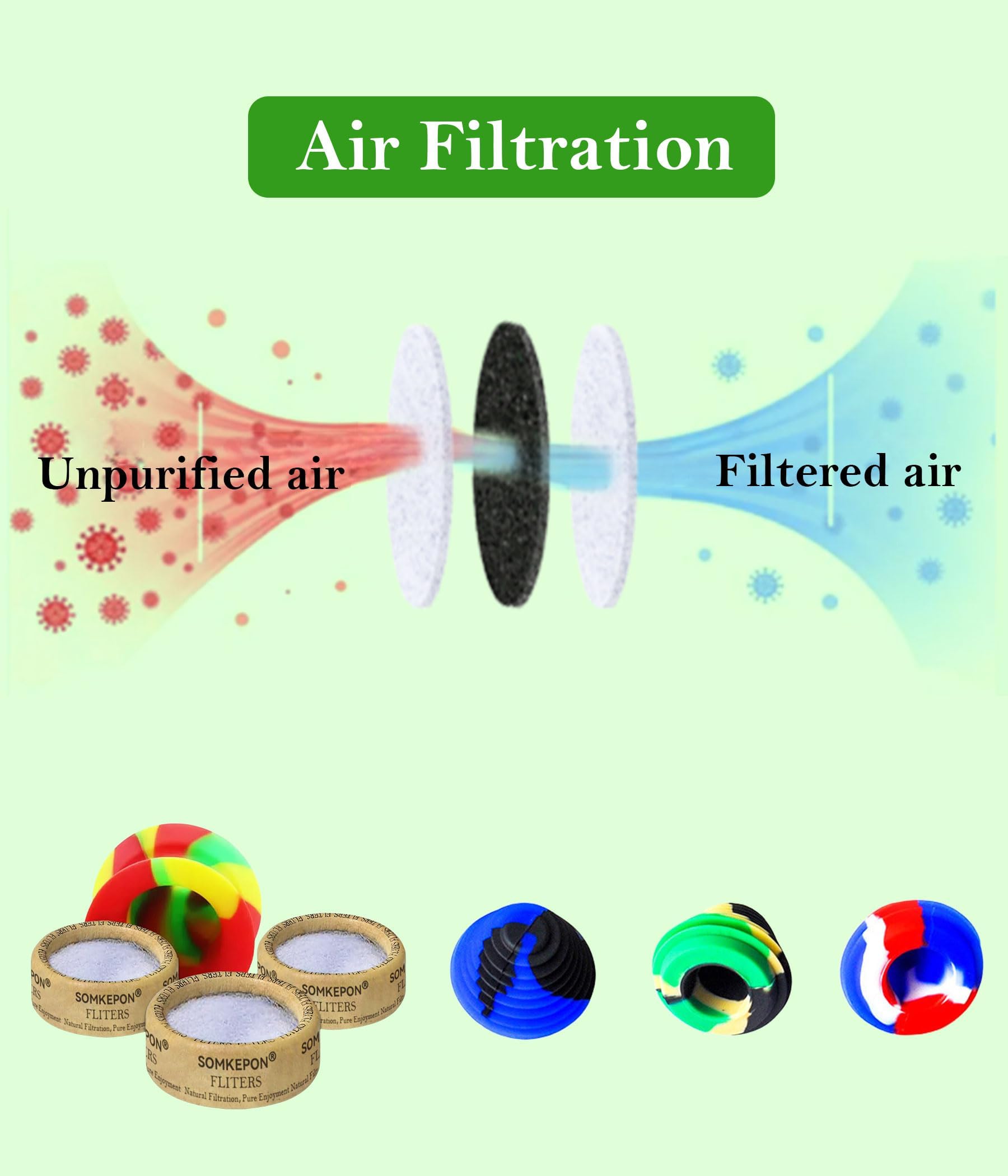 20-pack activated carbon filters