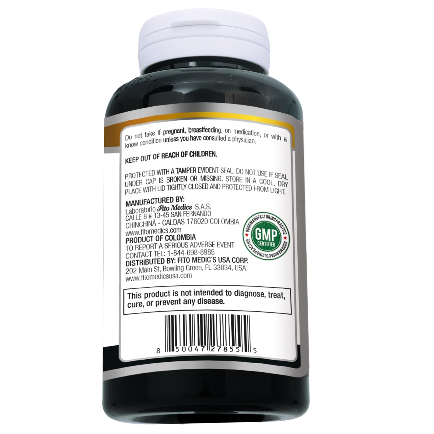 FITO MEDIC'S Lab Activated Charcoal bottle packaging