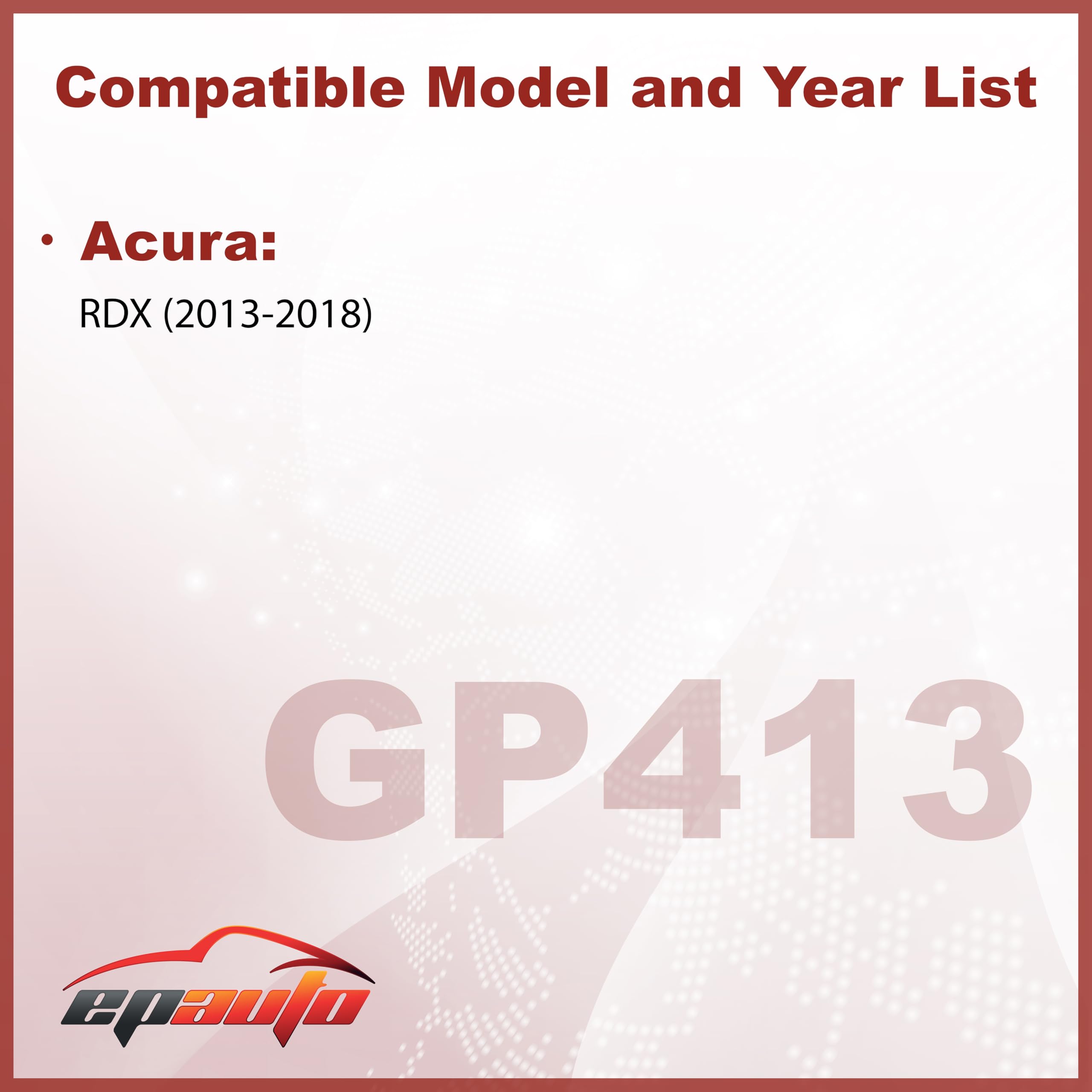 Acura RDX 2013-2018 engine air filter replacement