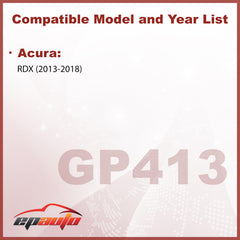 Acura RDX 2013-2018 engine air filter replacement
