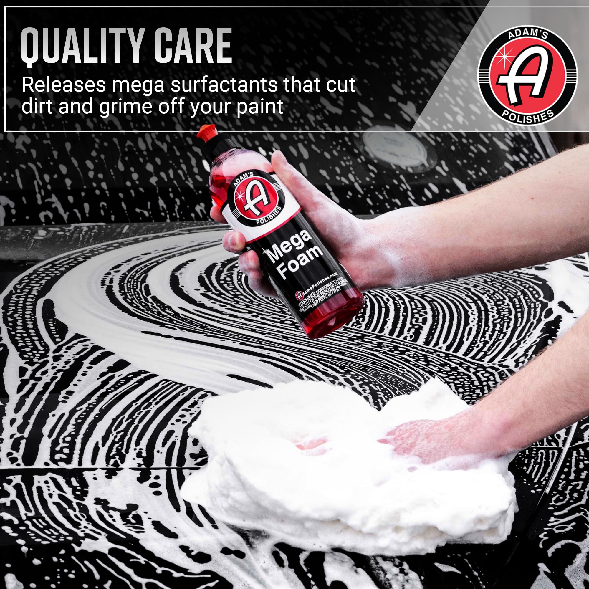 High suds concentration Adam’s Mega Foam Car Wash Soap
