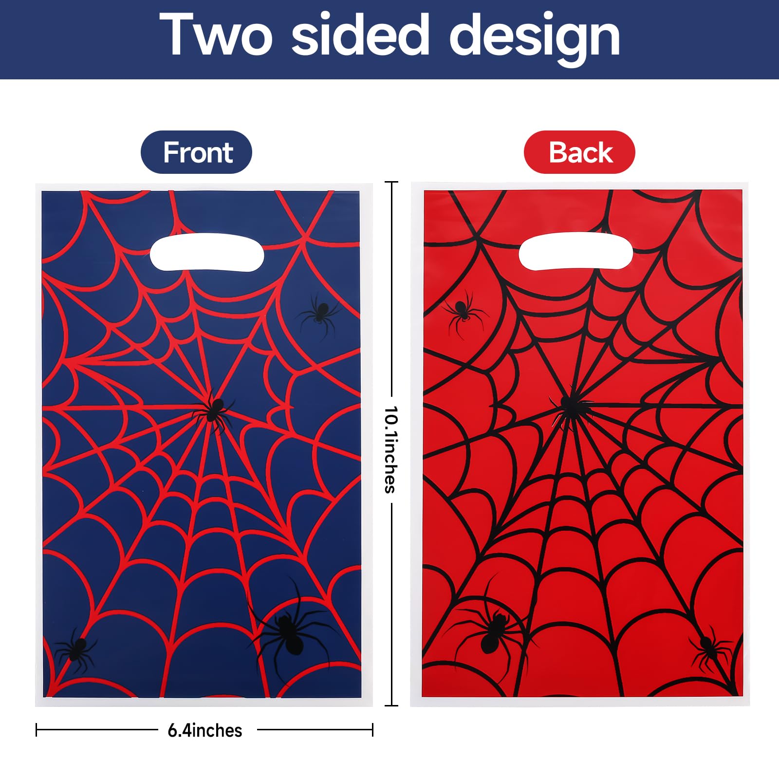 Red bag with spider web design from ADARRO set