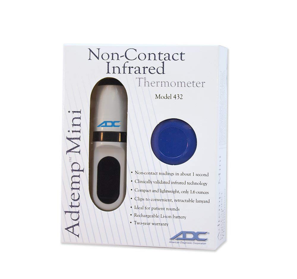 ASTM E1965-98 certified accuracy for Adtemp 432 thermometer