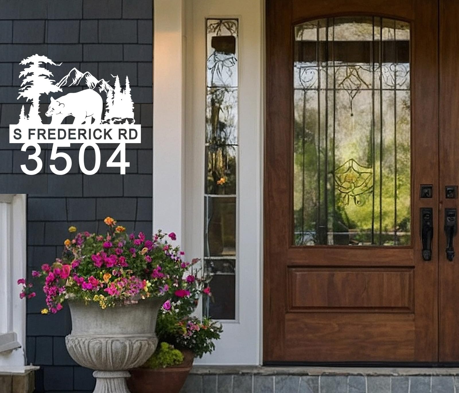 Bear silhouette design for cabin or hunting lodge