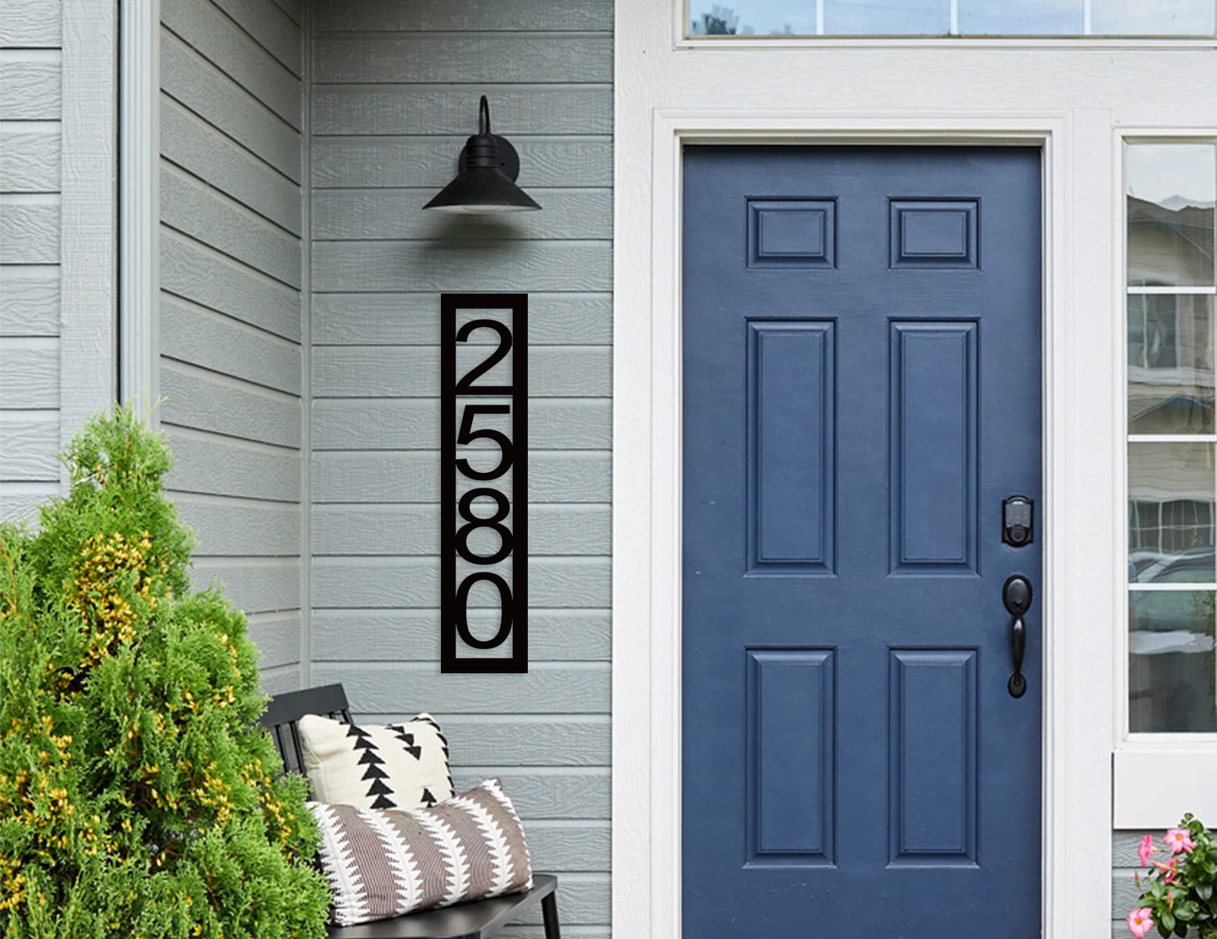 Address Plaque for House with customizable marker