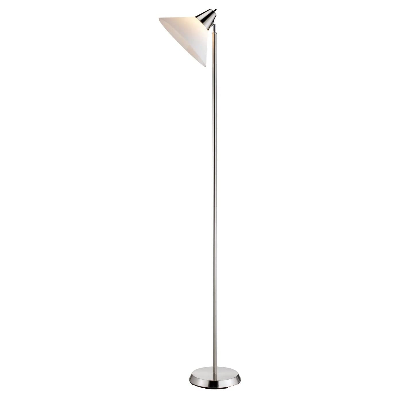 Adesso 3677-22 Swivel Torchiere brushed steel lamp