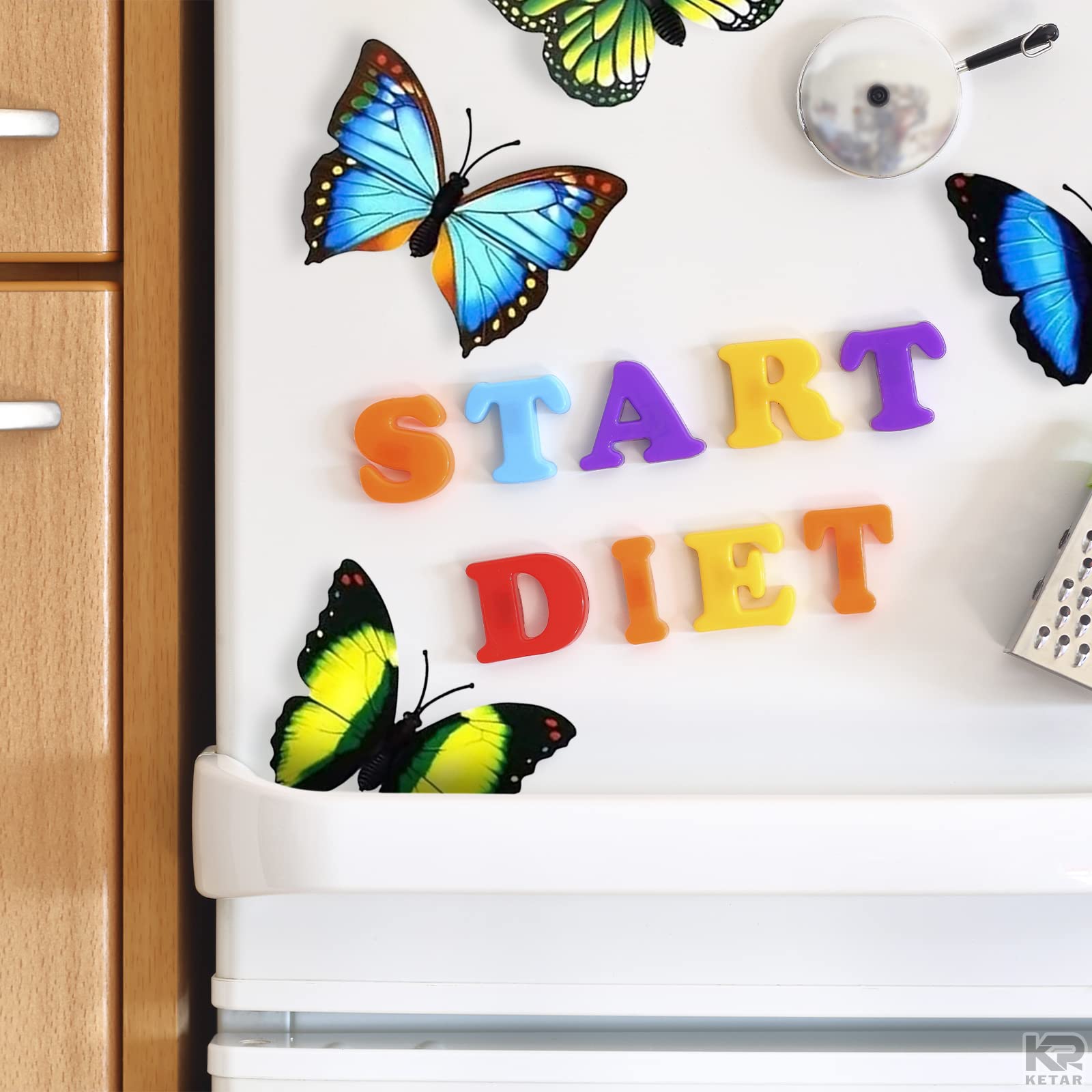 spring decor butterflies magnetic set