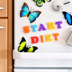 spring decor butterflies magnetic set