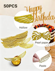 Food-safe wafer toppers for wizard themed treats
