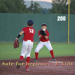 Indoor outdoor safe foam baseballs won’t damage furniture or surfaces