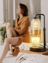 Adjustable candle warmer lamp close up